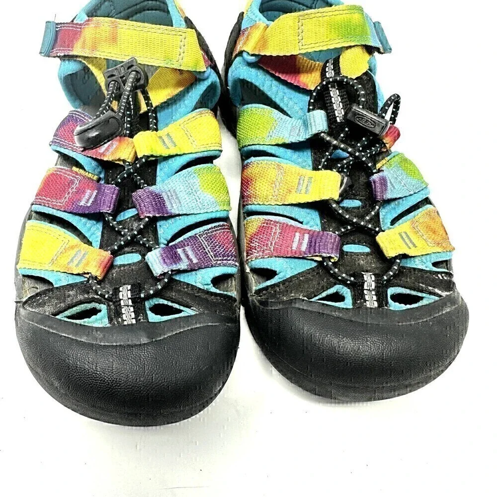 Keen Kids Newport H2 Rainbow Tie Dye‎ Water Hiking Sandals Size 4
